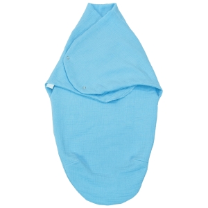 Otulacz dla niemowląt Muślin - Baby Blue