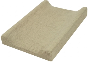 Prześcieradło na przewijak 70x50 muślin premium - Sand