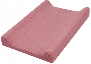 Prześcieradło na przewijak 70x50 muślin premium - Retro Pink