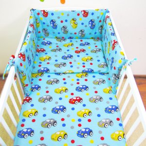 Pościel 135 x 100 - Wyścigówki niebieski