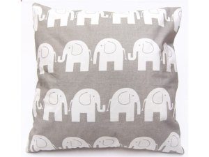 Kerstin Poszewka 40 x 40 cm - Słoniki szare