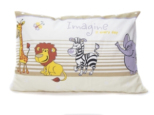 Poszewka 40x60 - Zoo szare