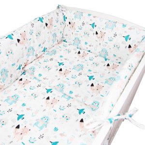 Pościel 135 x 100 + ochraniacz - Las