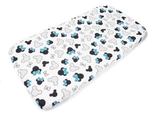 Prześcieradło 120 x 60 - Miki niebieskie