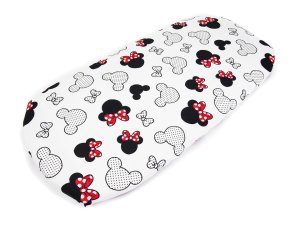 Prześcieradło 80 x 38 cm - Miki czerwone