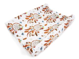 Prześcieradło na przewijak 70 x 50 cm - Łapacz snów biały