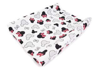 Prześcieradło na przewijak 80 x 50 cm - Miki czerwone