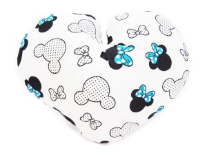 Poduszka serce - Miki niebieskie
