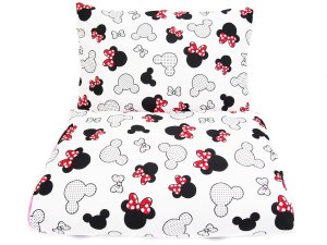 Pościel 120 x 90 cm  - Miki czerwone