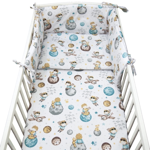 Pościel 120 x 90 + ochraniacz - Mały książę