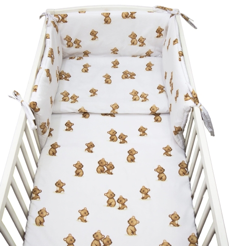 Pościel 120 x 90 + ochraniacz - Teddy