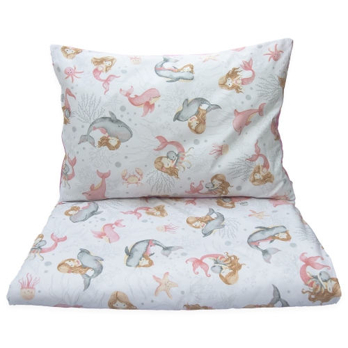 Pościel 140 x 100 cm - Syrenki białe