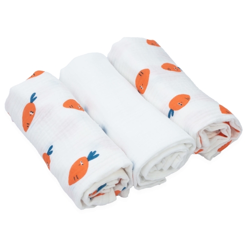 Pieluszki muślinowe 3 szt. Premium - Zestaw 12