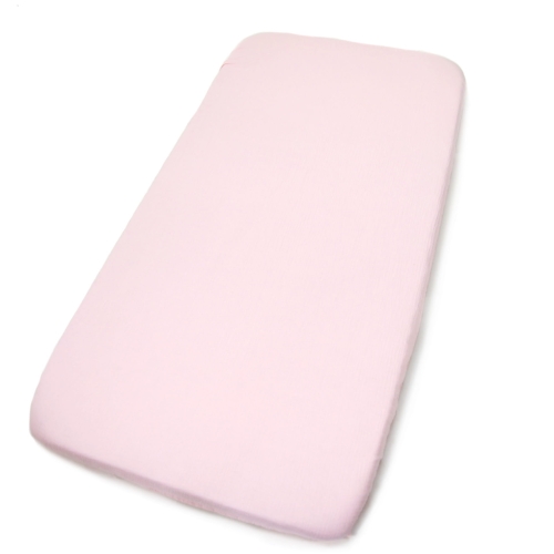 Prześcieradło 52x89 cm muślinowe Premium - Baby pink