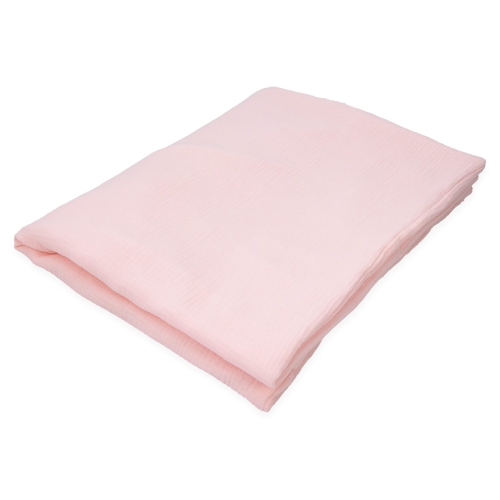 Kocyk Muślinowy 75 x 100 Premium - Baby pink
