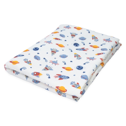 Kocyk Muślinowy 75 x 100 Premium - Cosmos