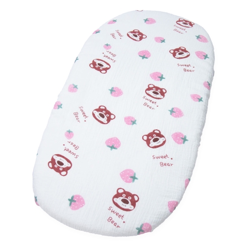 Prześcieradło muślinowe do gondoli Premium - Sweet Bear