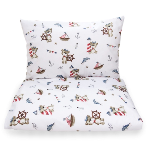 Pościel 140 x 200  - Miś pirat