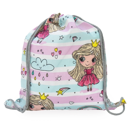 Plecak / Worek bawełniany - Księżniczki