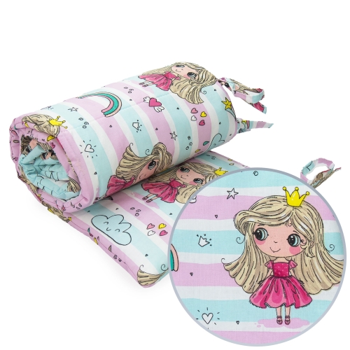 Ochraniacz na łóżeczko - Księżniczki
