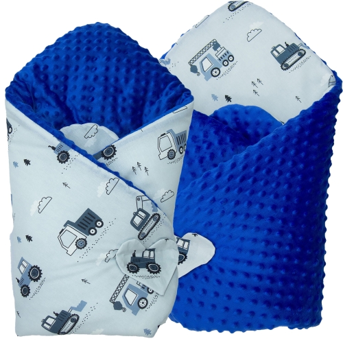 Rożek Minky - Koparki szare / Minky chabrowy