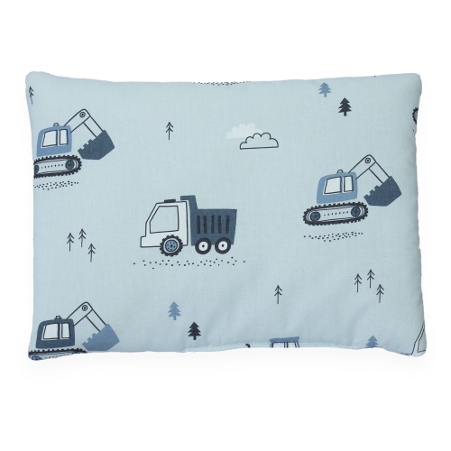 Poszewka 25 x 35 cm - Koparki szare