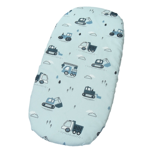 Prześcieradło do gondoli 80 x 38 cm - Koparki szare