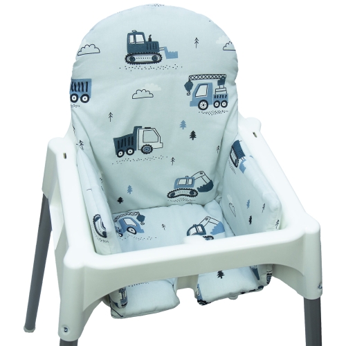 Poduszka do krzesełka Antilop - Koparki szare