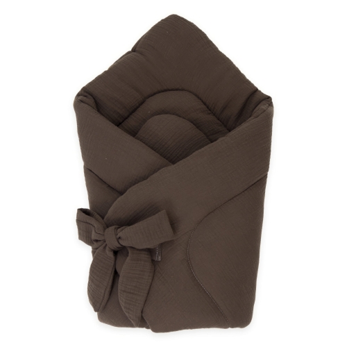 Rożek Muślinowy Premium letni  - Chocolate