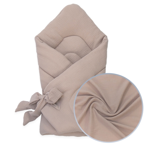 Rożek Muślinowy Premium letni  - Cocoa