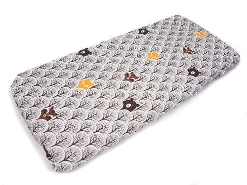 Prześcieradło 76 x 43 cm bawełniane - Akuku szare