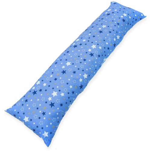 Poszewka na poduszkę wielofunkcyjną 145 x 40 cm - Blue stars