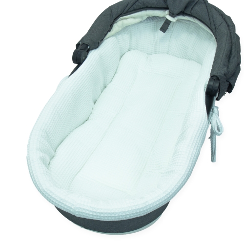 Wkładka do gondoli + materacyk Wafel - White