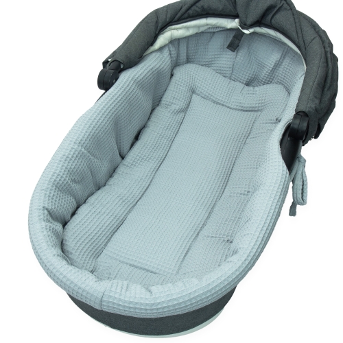 Wkładka do gondoli + materacyk Wafel - Silver