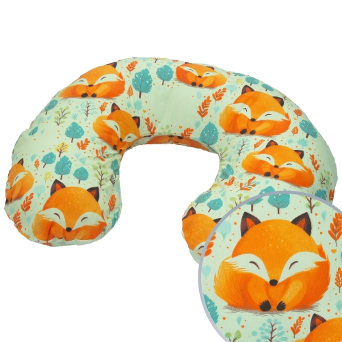 Rogal do karmienia rozbieralny - Rudy lisek