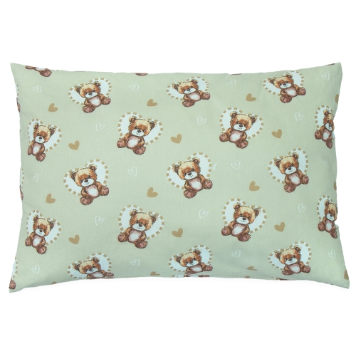 Poszewka 40x60 - Miś serce latte