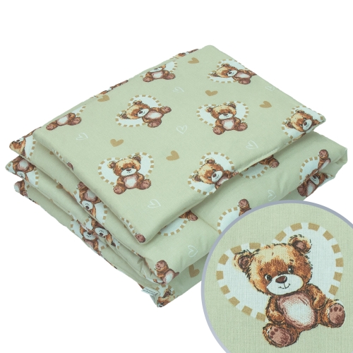 Pościel 70 x 80 cm - Miś serce latte