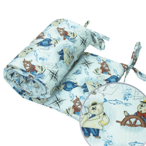 Ochraniacz na łóżeczko - Marynarze