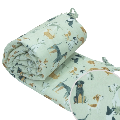 Ochraniacz na łóżeczko - Psia rodzina