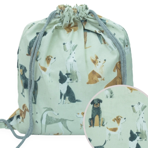 Plecak / Worek bawełniany - Psia rodzina