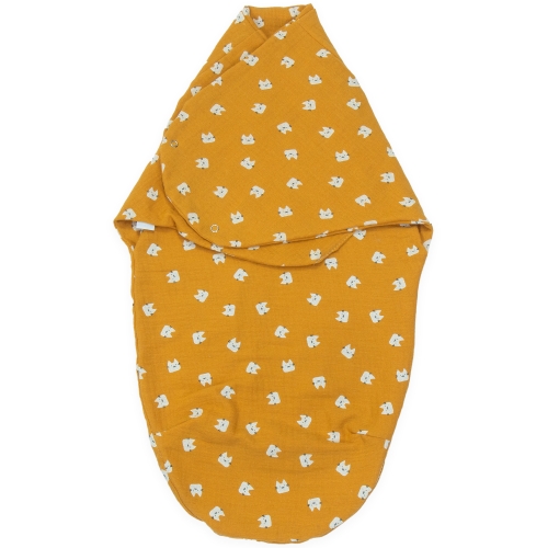Otulacz dla niemowląt Muślin - Kotki musztardowe