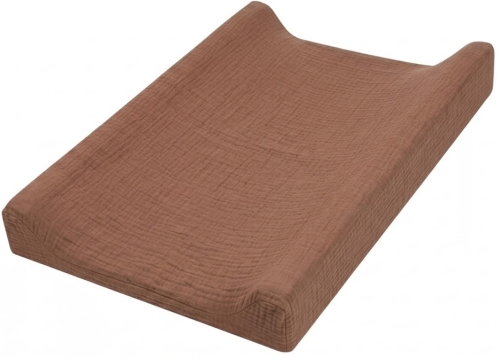 Prześcieradło na przewijak 80x50 muślin premium - Mocha Mousse