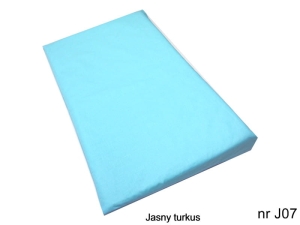 Poszewka klin 59x37 - Jasny turkus