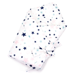 Rożek niemowlęcy - Pink stars 