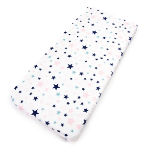 Prześcieradło 90 x 40 cm - Pink stars