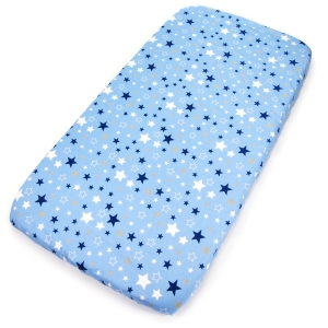 Prześcieradło 160 x 80 - Blue stars
