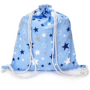 Plecak / Worek bawełniany - Blue stars