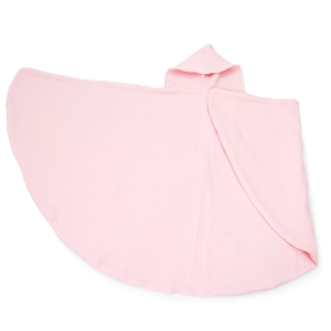 Okrycie kąpielowe muślinowe Premium - Baby pink