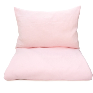 Pościel 135x100 cm muślinowa Premium - Baby pink