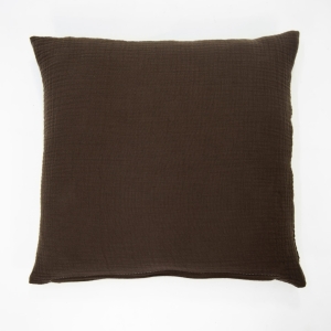 Poszewka 40x40 cm muślinowa Premium - Chocolate
